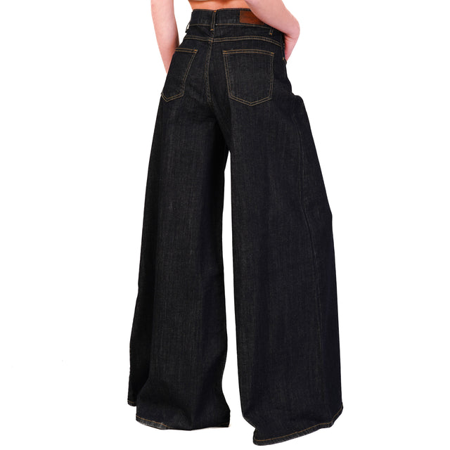 Tensione in-Jeans VALE extra wide leg - denim scuro