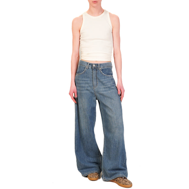 Tensione in-Jeans GIUSI LIGHT wide leg - denim