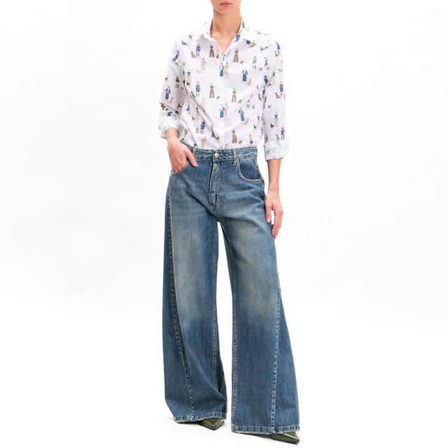 Tension in-Jeans IBIZA wide leg - denim