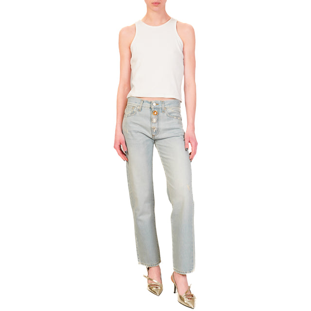 Vicolo-Jeans ZOE dettaglio gioiello - denim chiaro