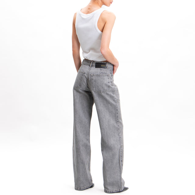 Vicolo-Jeans with rhinestones - smoke grey