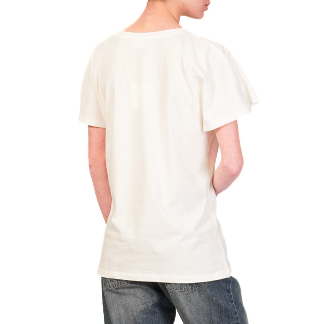 Vicolo-T-shirt orsetto "LOVE YOU" - bianco