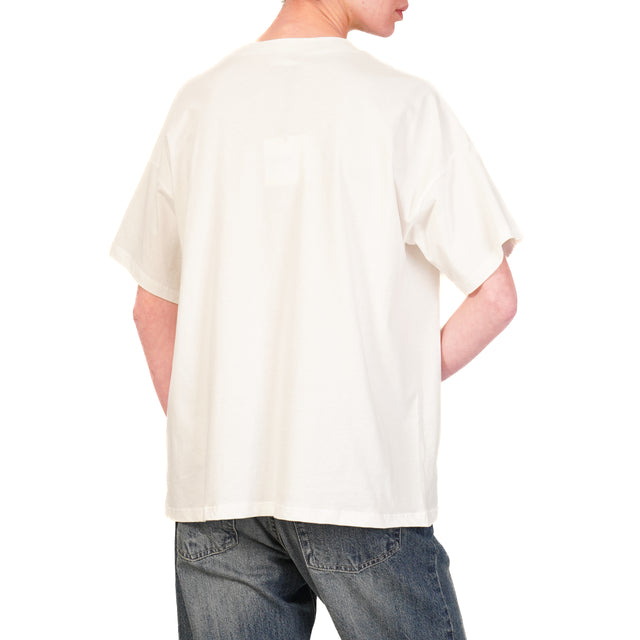 Vicolo-T-shirt VCL dettaglio perle - bianco