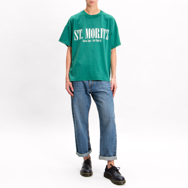 Vicolo-T-shirt "ST. MORITZ" - GREEN