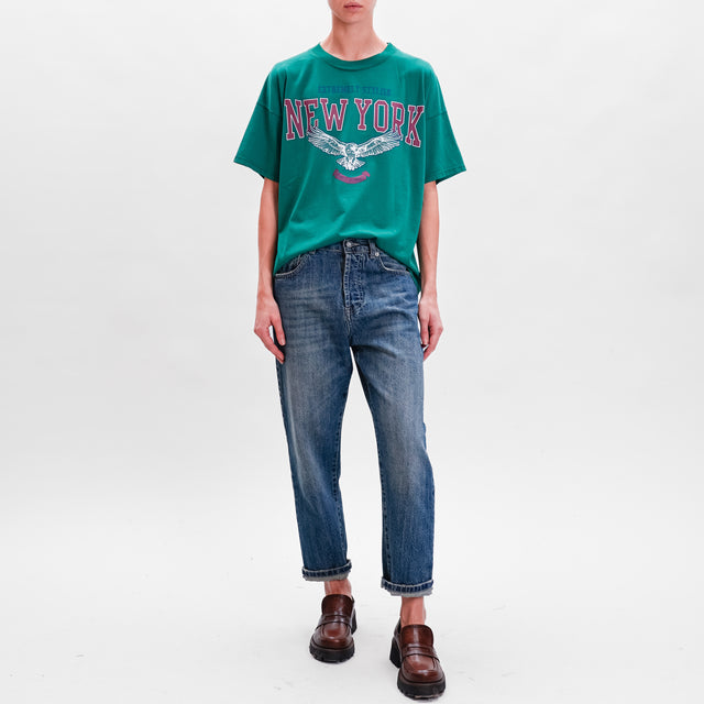 Vicolo-T-shirt NEW YORK - VERDE