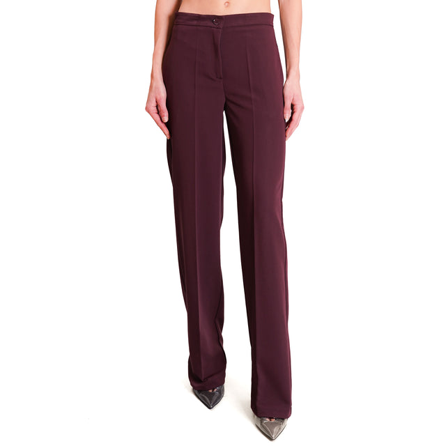 Vicolo-Pantalone gamba dritta - vino