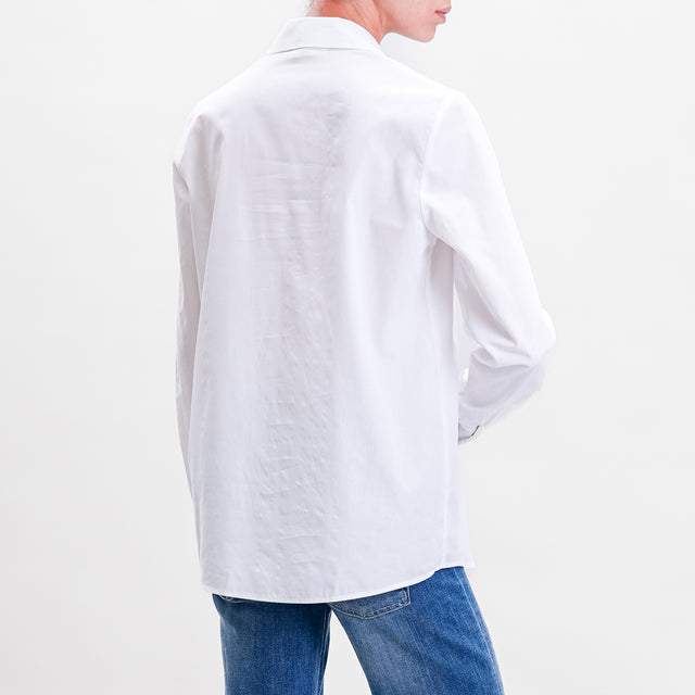 Vicolo-Cotton Shirt - White