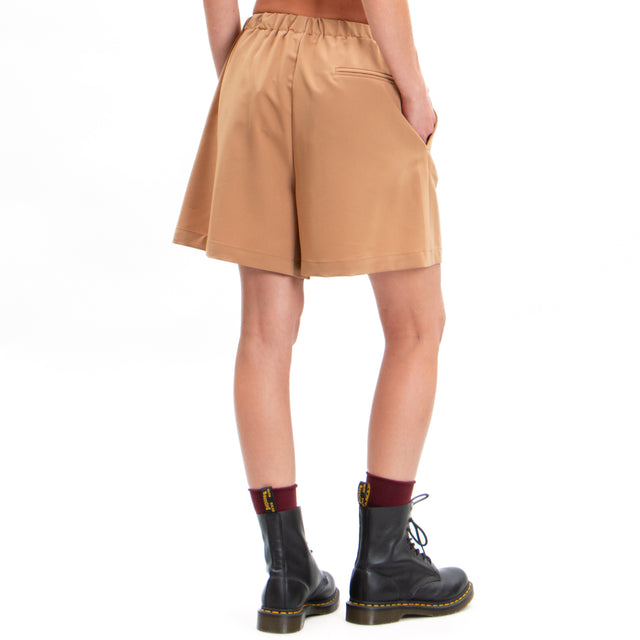 Vicolo-Shorts con coulisse - camel