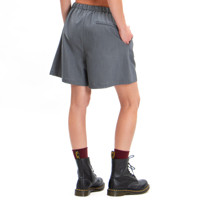 Vicolo-Shorts con coulisse - grigio