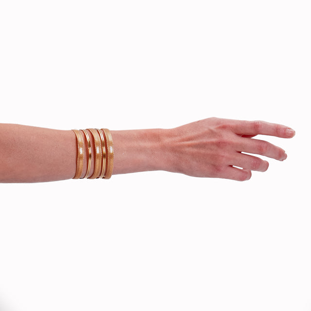 W by Whitemood-Bracciale rigido a fasce - gold