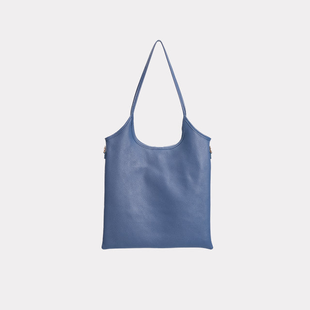 W by Whitemood-Leather shopper bag - dust