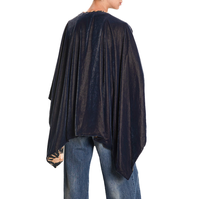 Wu'side-Velvet Cape - Anthracite