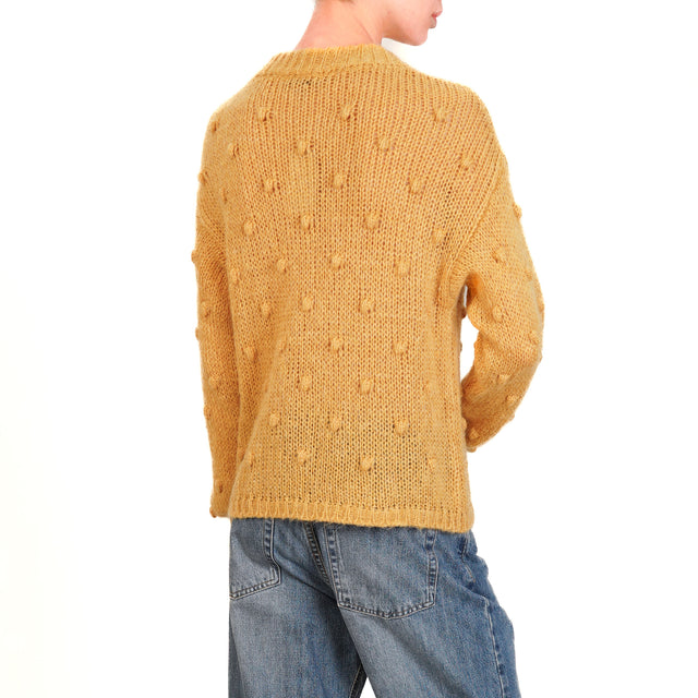 Zeroassoluto-Maglia mohair - Senape