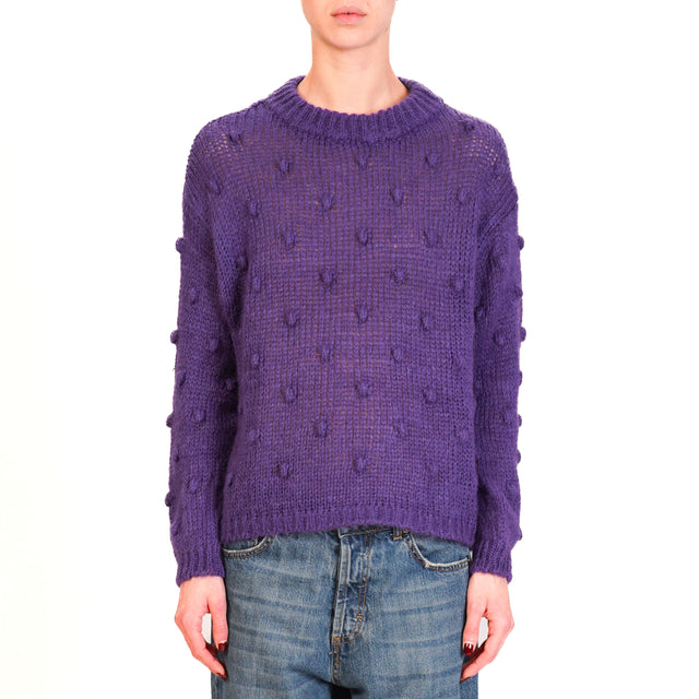 Zeroassoluto-Maglia mohair - viola