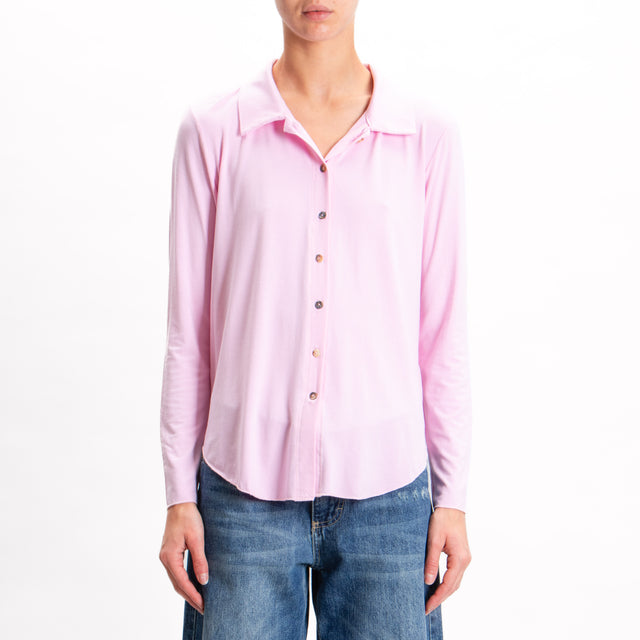 Zeroassoluto-CARLY Jersey Shirt - Pink