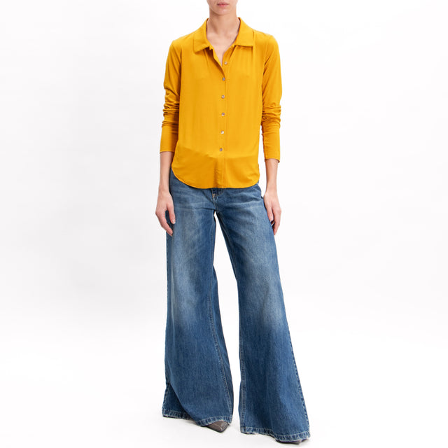 Zeroassoluto-CARLY shirt in jersey - Mustard