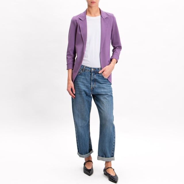 Zeroassoluto-JELSO Milano Stitch Jacket Raw Cut - Mauve