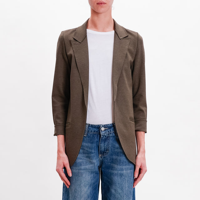 Zeroassoluto-JIN stretch jacket - military melange