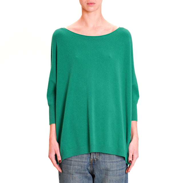 Zeroassoluto-Maglia scatola manica 3/4 - VERDE