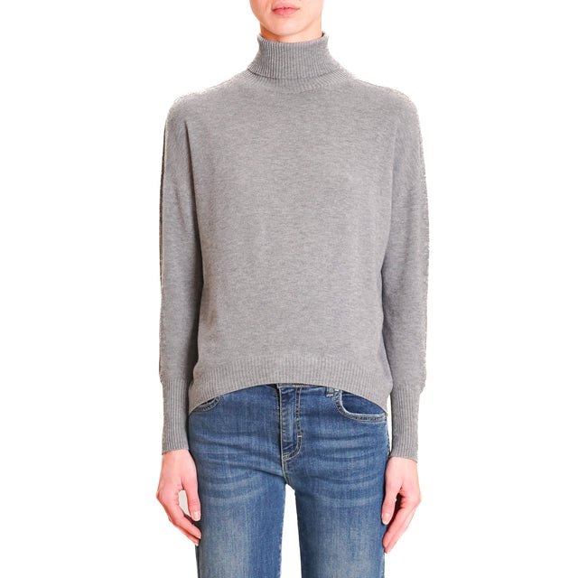 Zeroassoluto-High neck sweater - grey