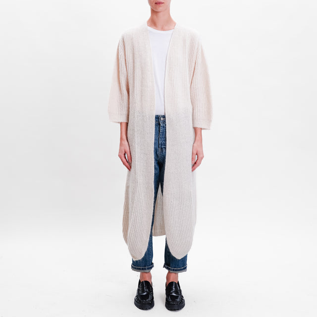 Zeroassoluto-Mohair Cardigan - butter