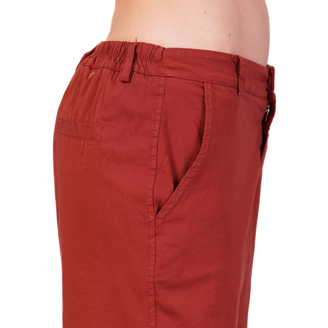 Zeroassoluto-Pantalone LORY baggy cotone elasticizzato - india