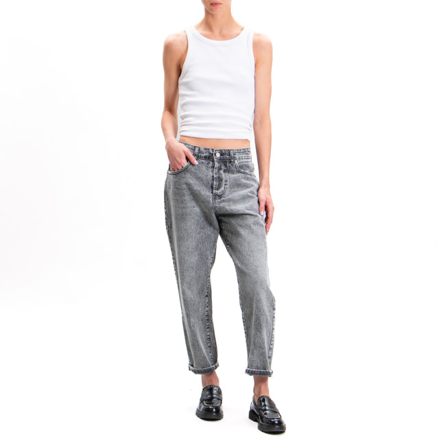 Zeroassoluto-Jeans MORGANA boyfriend - smoke grey