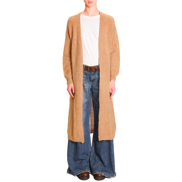 Zeroassoluto-Mohair Cardigan - Camel