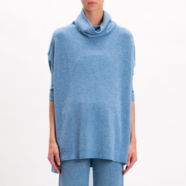 Kontatto-Oversized Cowl Neck Sweater - Sugar Paper