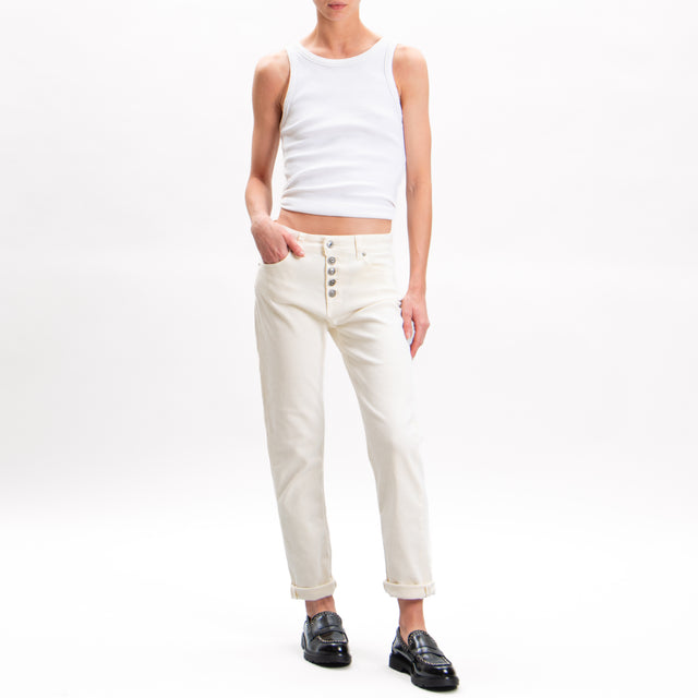 Vicolo-PIPER relaxed fit jeans - off white