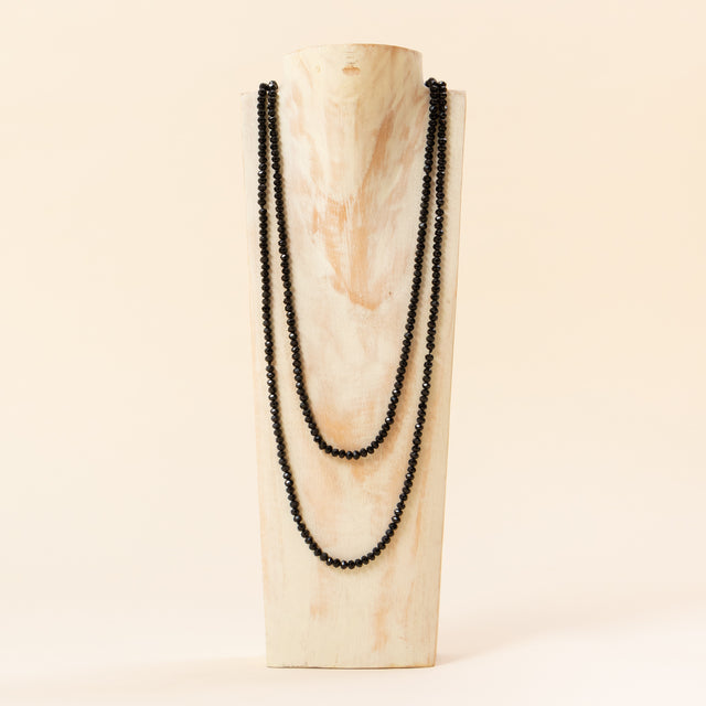 W by white mood-Necklace - black