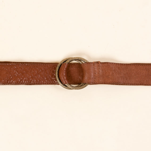 Zeroassoluto-cintura doppio anello - cioccolato